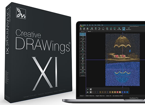 Creative DRAWings XI Embroidery Software